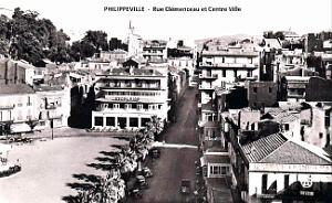 Philippeville - Rue Clemenceau et le Centre Ville